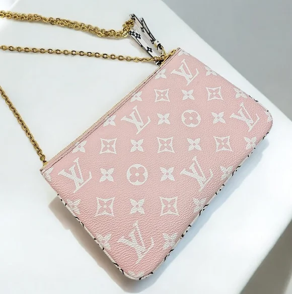 ✨️Authentic Louis Vuitton Monogram Double Zip Pochette Crossbody Bag - Picture 3 of 15